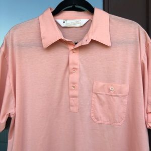 Arnold Palmer Umbrella Peach  Pocket Polo  L